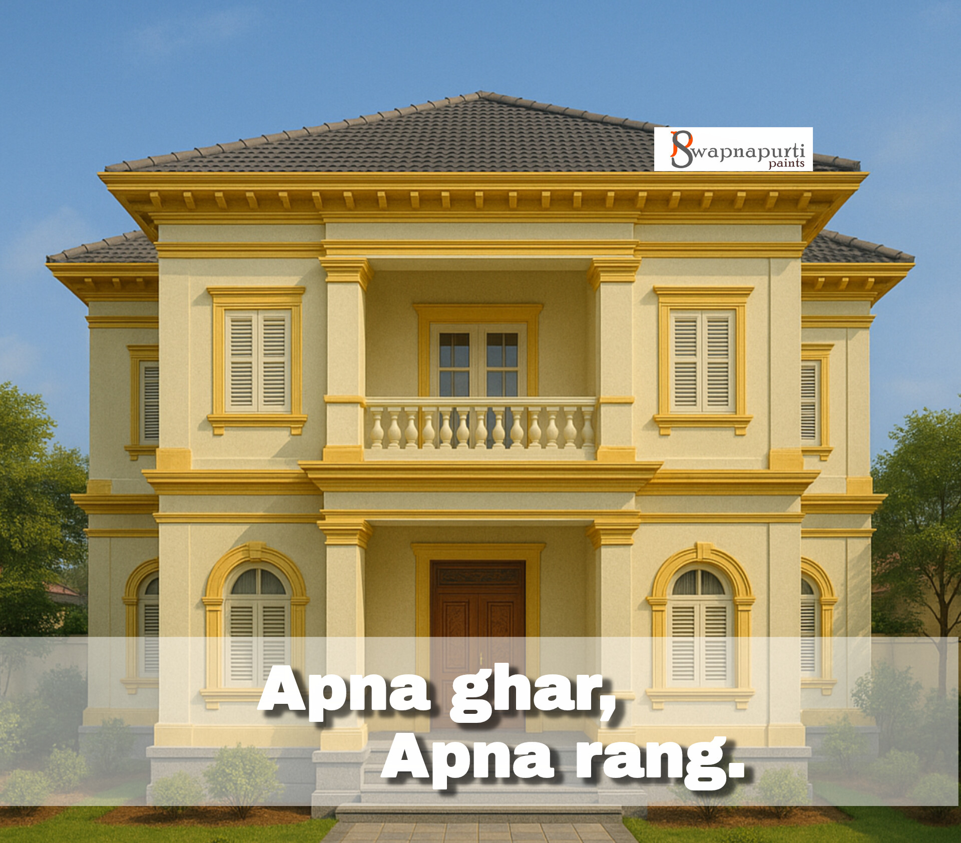 Premium home painting and interior services by Swapnapurti Paints